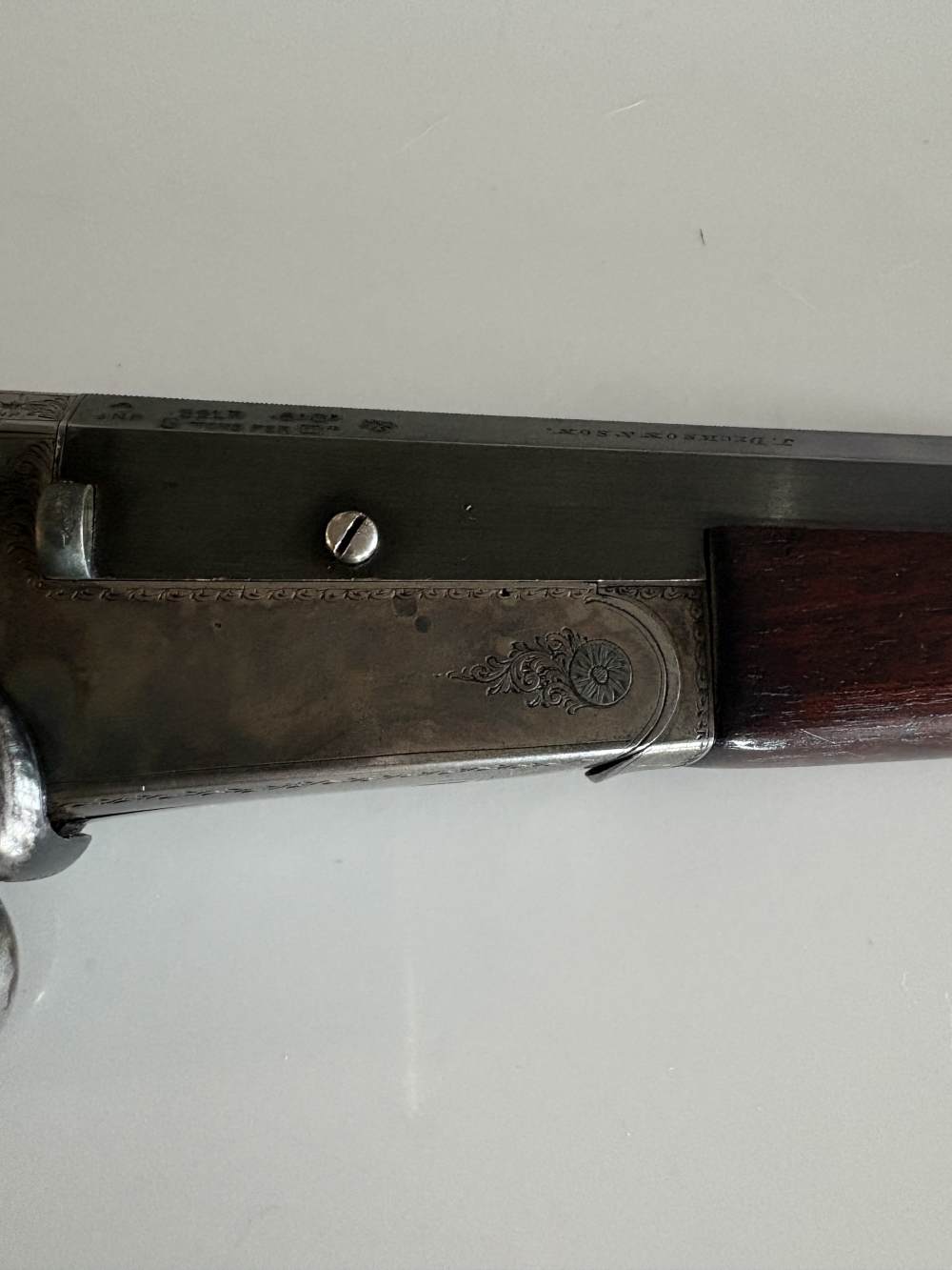 J. DICKSON & SON ROOK RIFLE, .22LR, 26" BARREL *ORIGINAL LEATHER CASE-img-24
