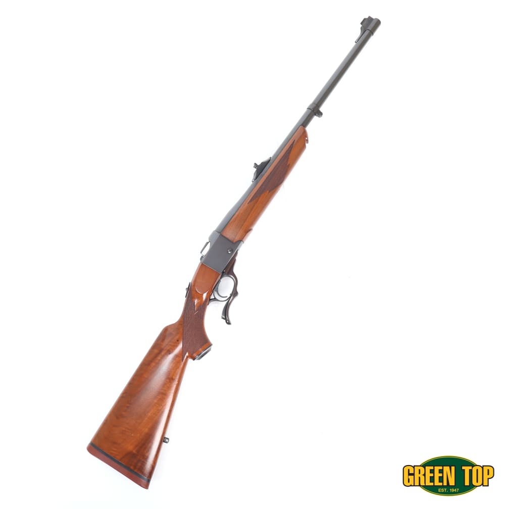 Ruger No. 1 .45-70 22" Blued/Wood Unusual No-Rib Configuration Please Read!-img-0