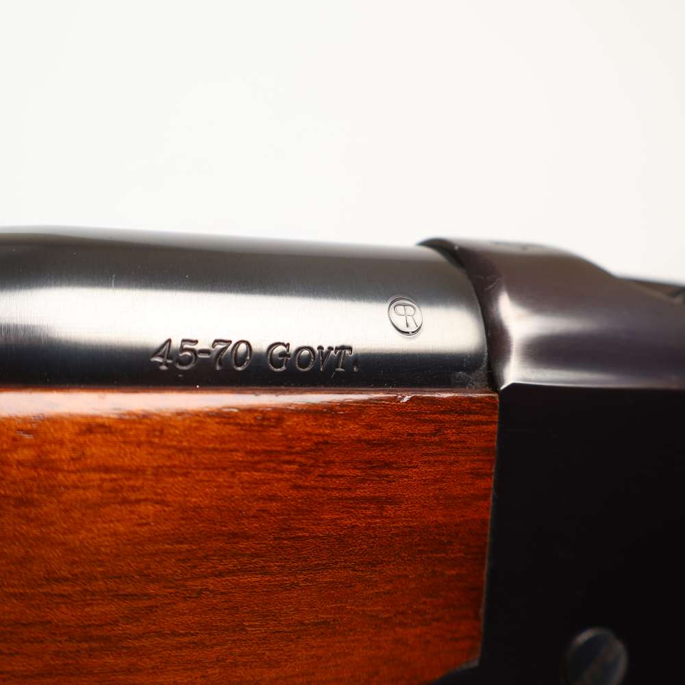 Ruger No. 1 .45-70 22" Blued/Wood Unusual No-Rib Configuration Please Read!-img-22