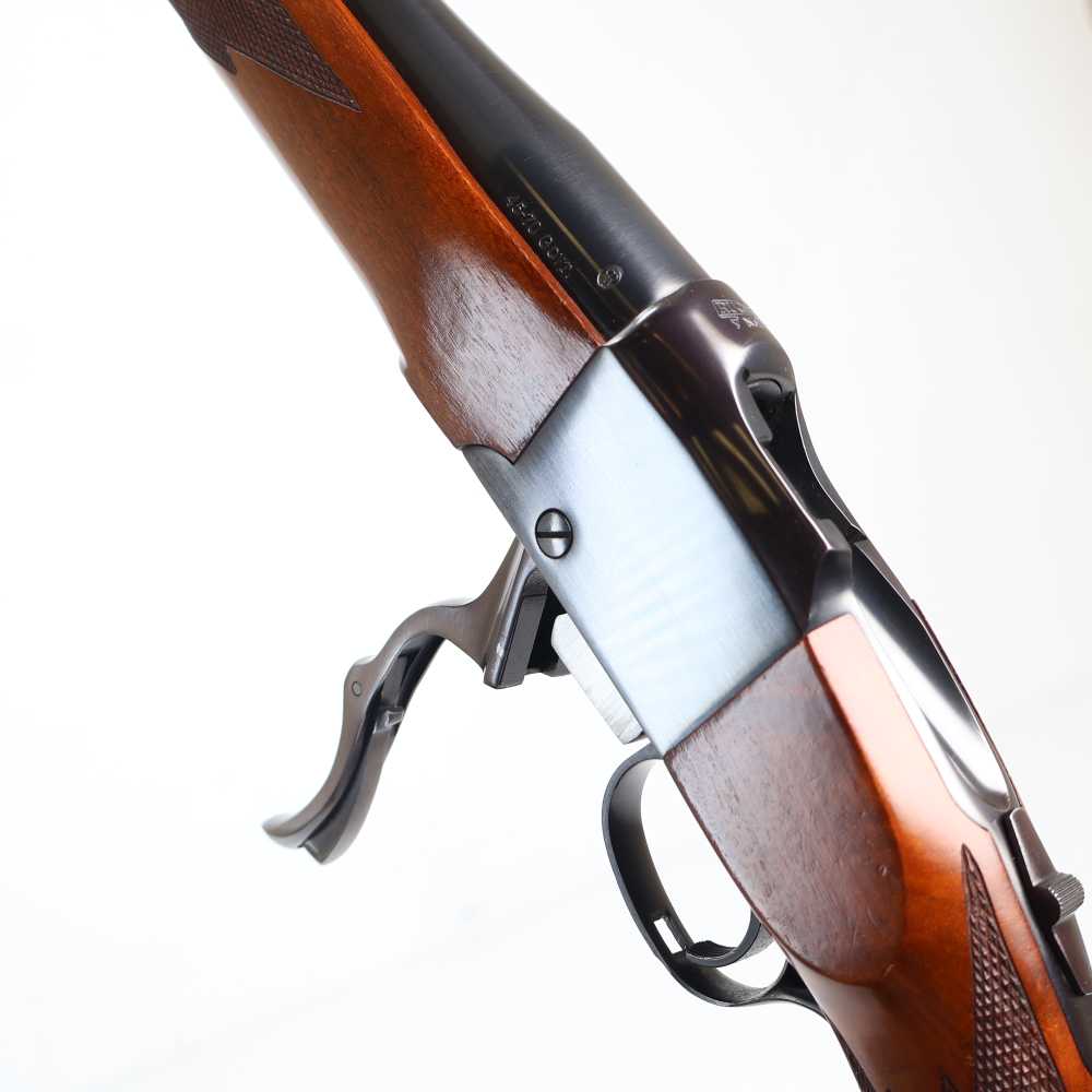Ruger No. 1 .45-70 22" Blued/Wood Unusual No-Rib Configuration Please Read!-img-29