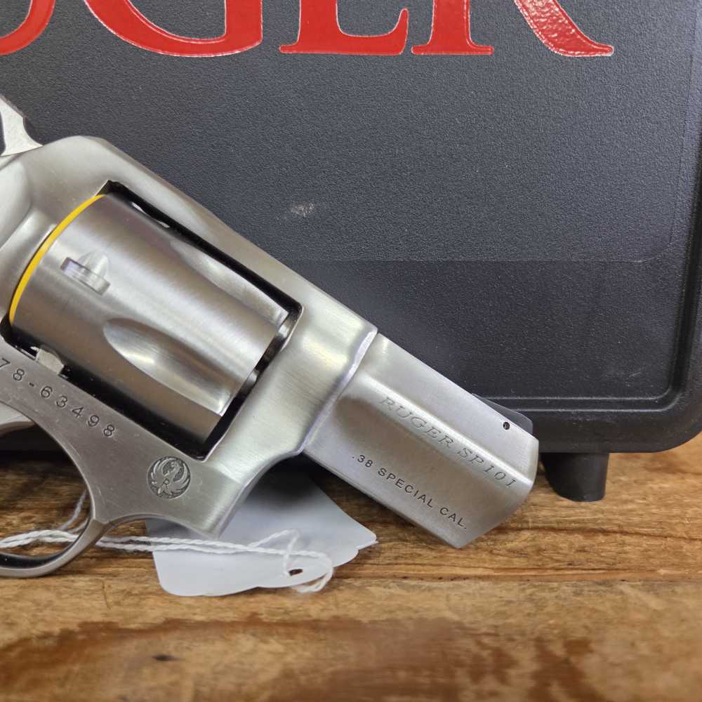 Ruger SP101 .38 Spcl 2.25" BBL SS 5-Shot DA Revolver-img-3