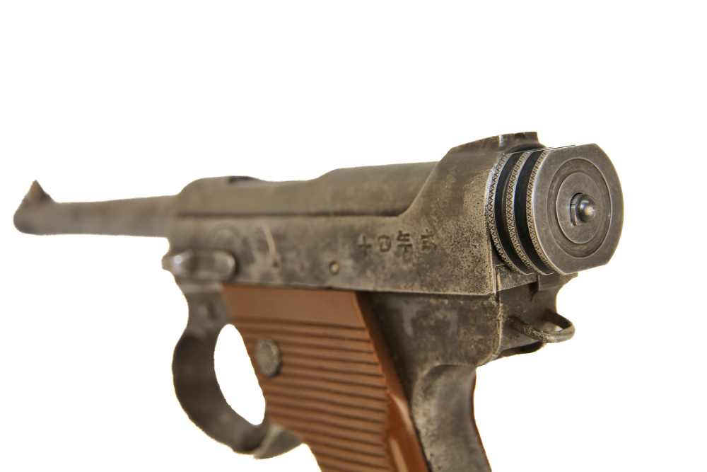Late War, Japanese Nagoya, Type 14 - 8mm Nambu - Larger trigger guard-img-2