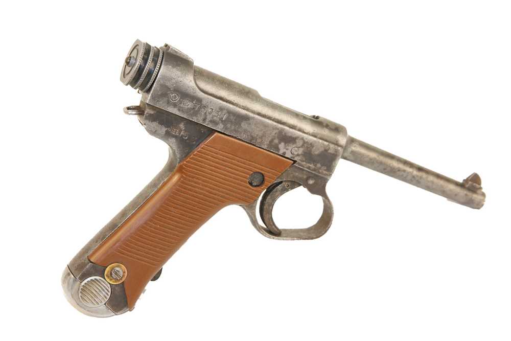 Late War, Japanese Nagoya, Type 14 - 8mm Nambu - Larger trigger guard-img-4