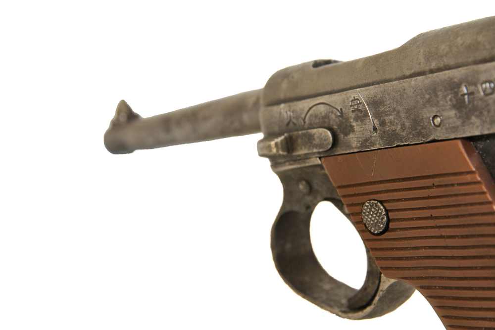 Late War, Japanese Nagoya, Type 14 - 8mm Nambu - Larger trigger guard-img-3
