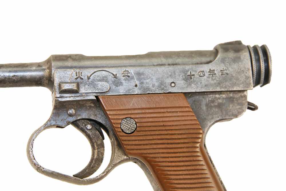 Late War, Japanese Nagoya, Type 14 - 8mm Nambu - Larger trigger guard-img-15