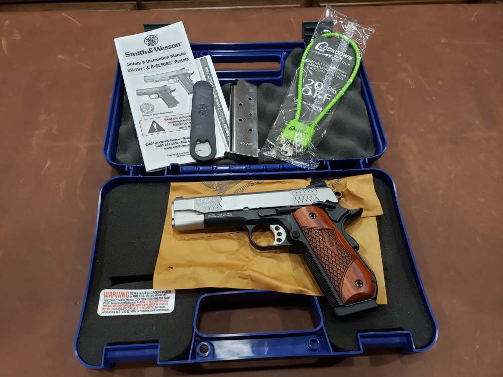 Smith & Wesson SW1911SC E-Series 1911 45 acp Round Butt Scandium 108485-img-2