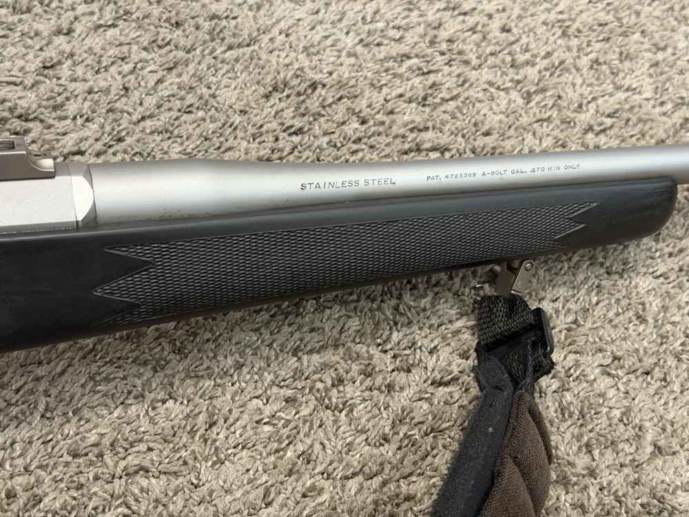 Browning A bolt stainless stalker 270 Win 24” brl SS shooter synthetic -img-3