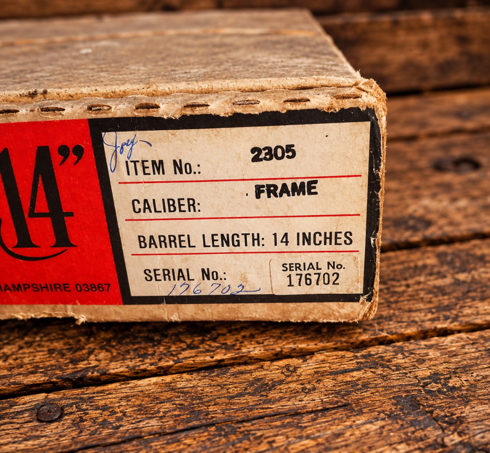 Thompson Center Super 14 Single Shot .223 Rem Scope Original Box-img-9