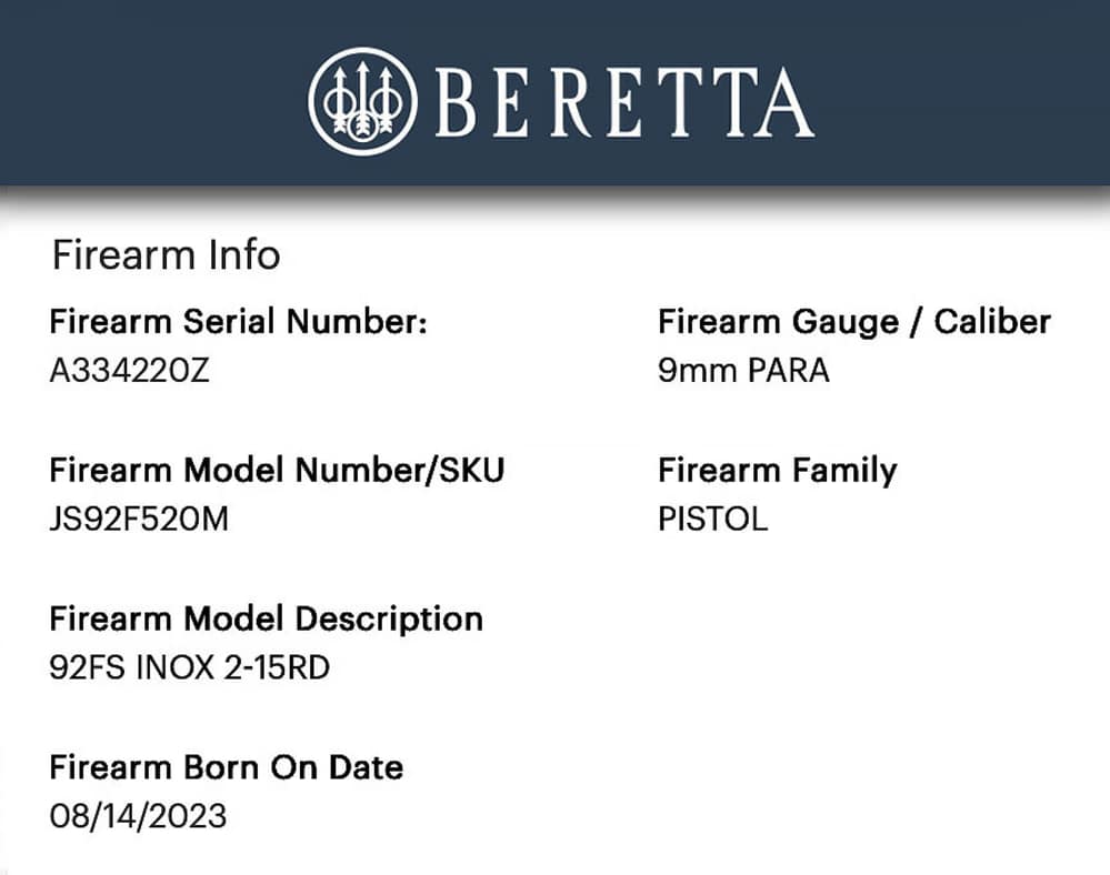 Beretta 92FS INOX 9mm Pistol, JS92F520M Italy, (5) 15rd Mags, LOK Grips-img-35