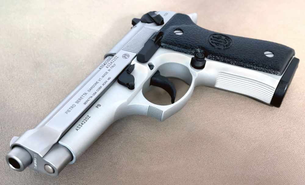 Beretta 92FS INOX 9mm Pistol, JS92F520M Italy, (5) 15rd Mags, LOK Grips-img-27