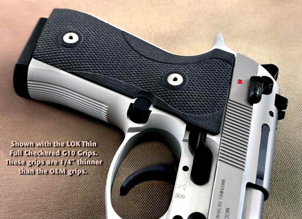 Beretta 92FS INOX 9mm Pistol, JS92F520M Italy, (5) 15rd Mags, LOK Grips-img-34