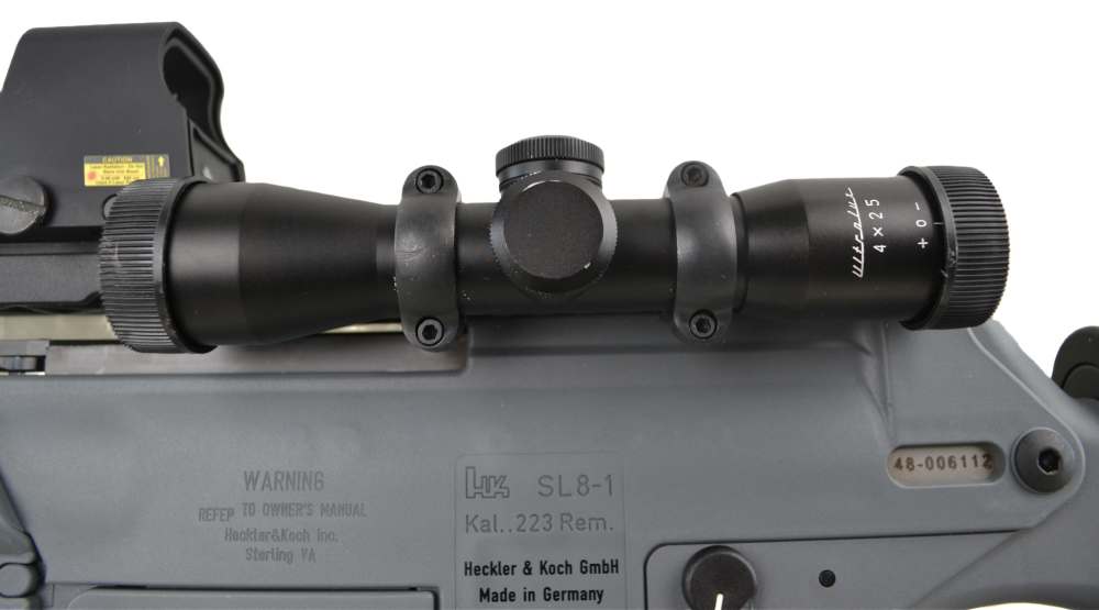 Heckler and Koch SL8 -1, .223 Rem, Used, Four Mags, Eotech, Scope Mfg in 99-img-8