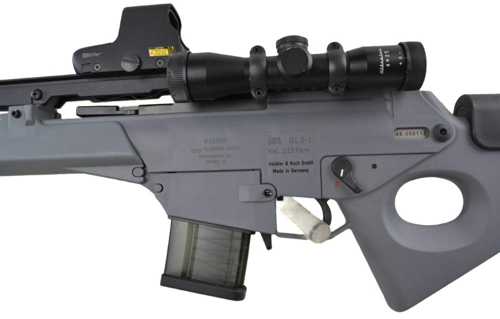 Heckler and Koch SL8 -1, .223 Rem, Used, Four Mags, Eotech, Scope Mfg in 99-img-4