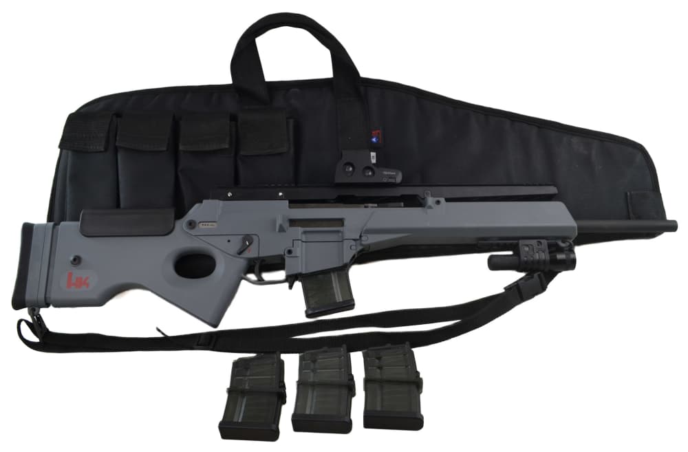 Heckler and Koch SL8 -1, .223 Rem, Used, Four Mags, Eotech, Scope Mfg in 99-img-0
