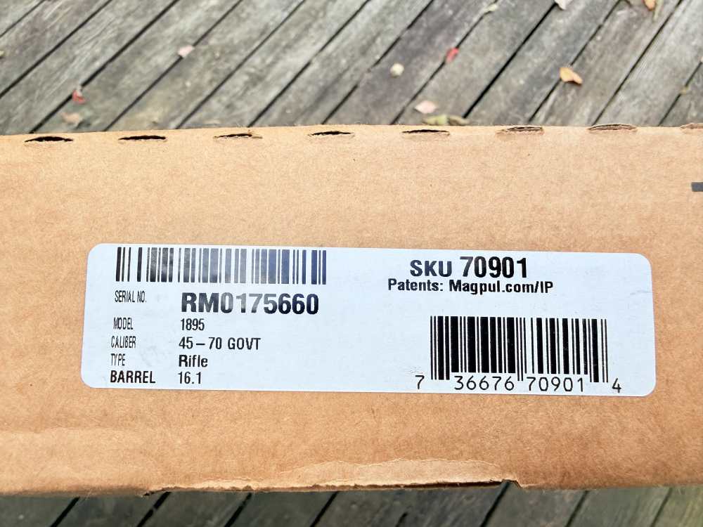 Marlin 1895 Dark Series 45-70 GOVT Threaded NEW!-img-1