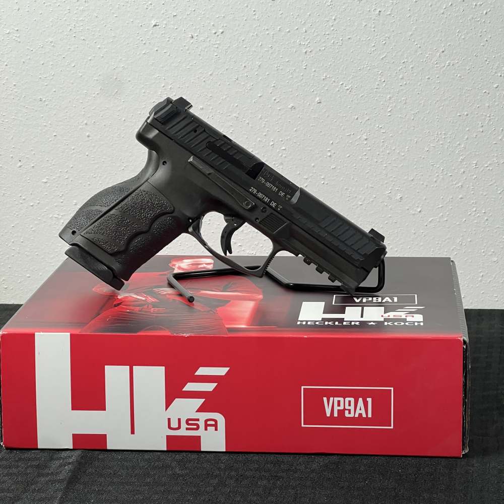 Heckler & Koch VP9A1 K 9mm Compact Optics Ready All Black - Penny Start!-img-0