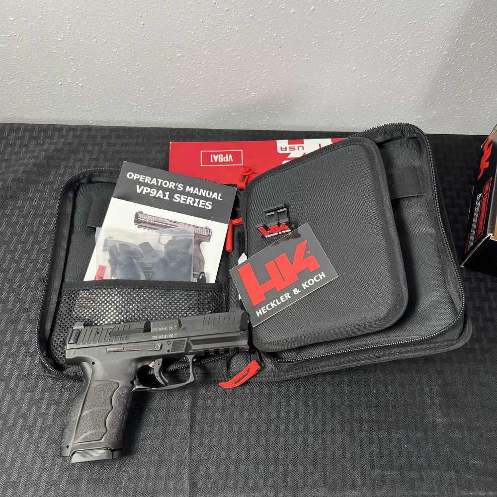 Heckler & Koch VP9A1 K 9mm Compact Optics Ready All Black - Penny Start!-img-18
