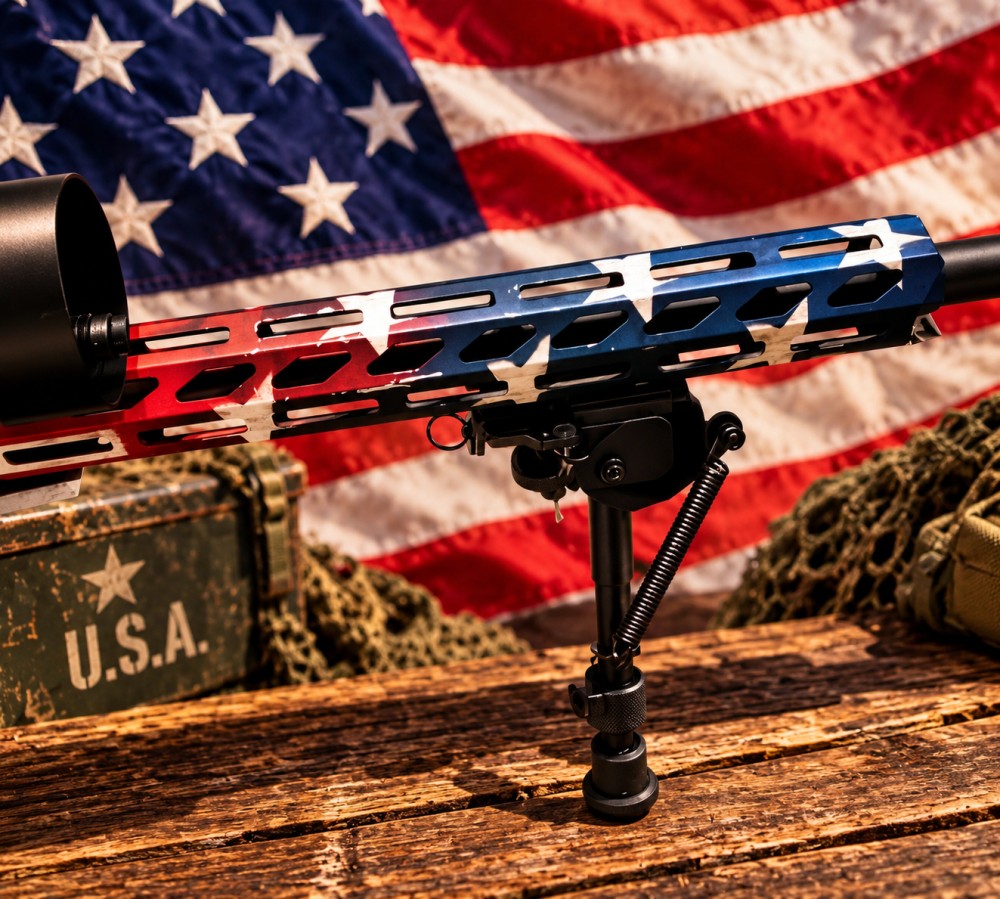 HOWA M1500 American Flag with NS Diamond 16x50 Scope -img-8