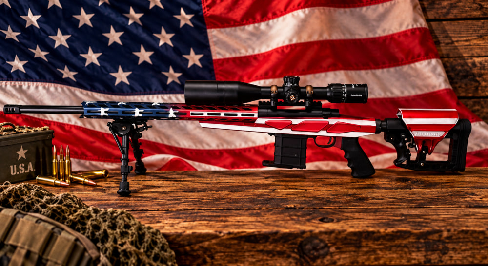HOWA M1500 American Flag with NS Diamond 16x50 Scope -img-0