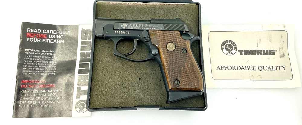 Taurus PT-22 22LR 2.75” Tip Up barrel DAO Semi Pistol PENNY AUCTION-img-0