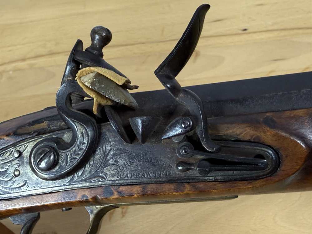 Antique Pennsylvania (Kentucky) Long Rifle Flintlock J. Kline John Walker-img-52
