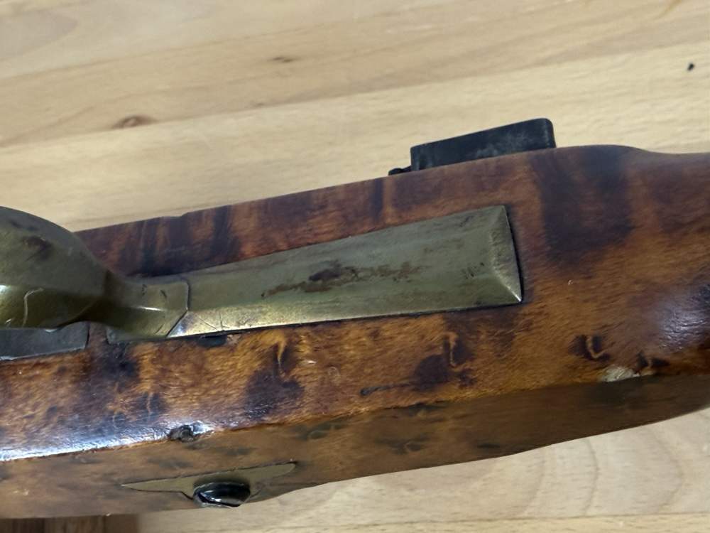 Antique Pennsylvania (Kentucky) Long Rifle Flintlock J. Kline John Walker-img-50