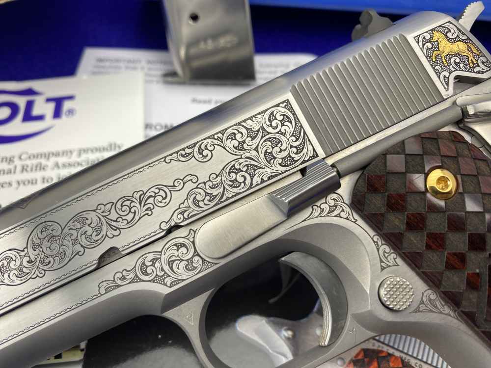 Colt 1911 Government .45 ACP 5" SS *STUNNING LOUIS DANIEL NIMSCHKE TRIBUTE*-img-8
