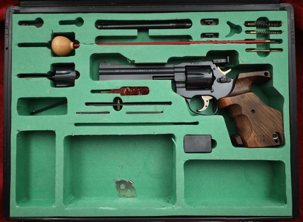 Manurhin MR73 38 Match w .22 Conversion in Factory Briefcase-img-1