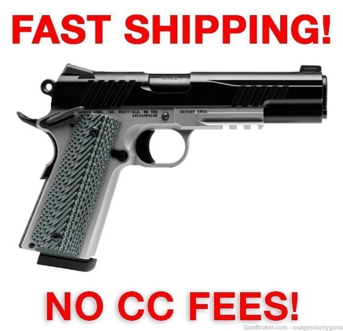 Savage 1911 Govt Style Two-Tone w/Rail - 5" - 45 ACP-img-0
