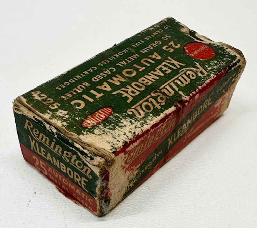 Remington Kleenbore 25 Automatic Cartridges Vintage-img-1