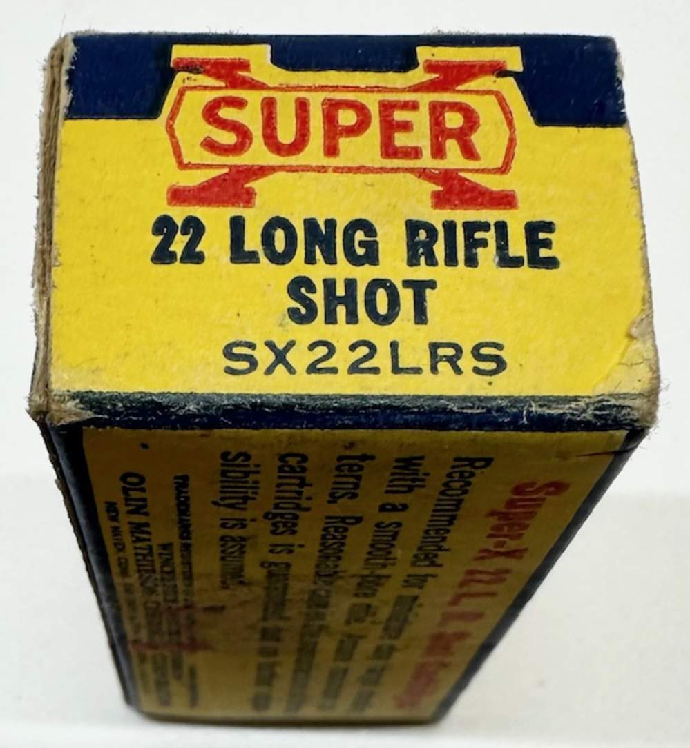 Winchester Western Super-X 22 lr Shot Vintage Cartridges-img-3