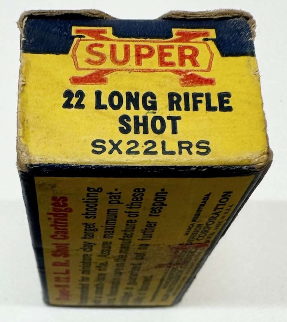 Winchester Western Super-X 22 lr Shot Vintage Cartridges-img-2