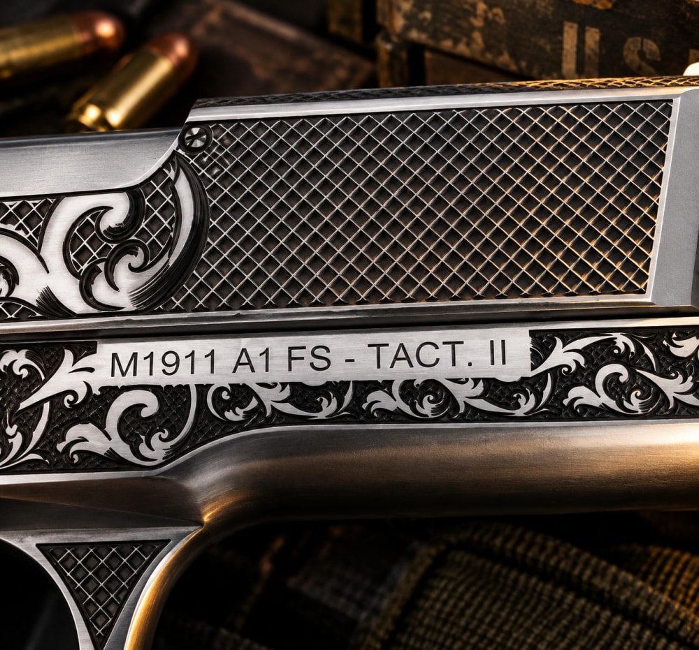 Rock Island Armory  M1911 A1 FS - TACT ENGRAVED with Soft Case-img-6