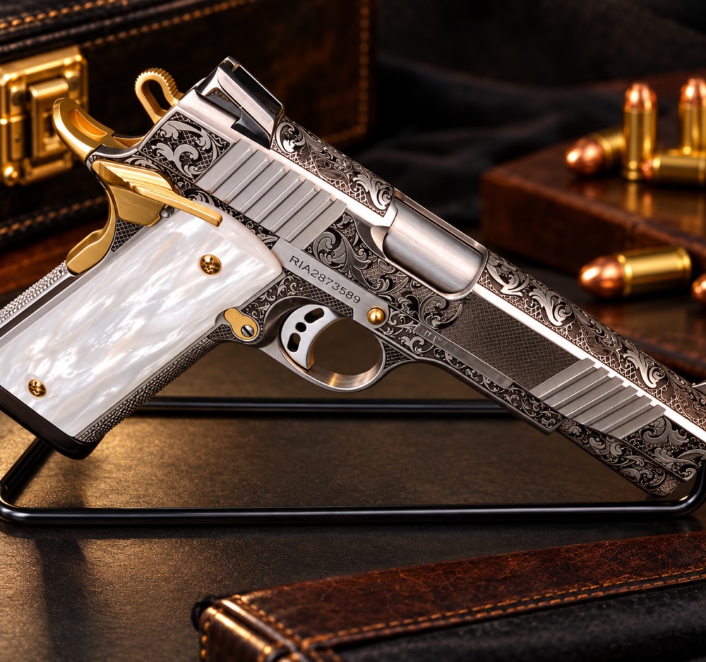 Rock Island Armory  M1911 A1 FS - TACT ENGRAVED with Soft Case-img-7