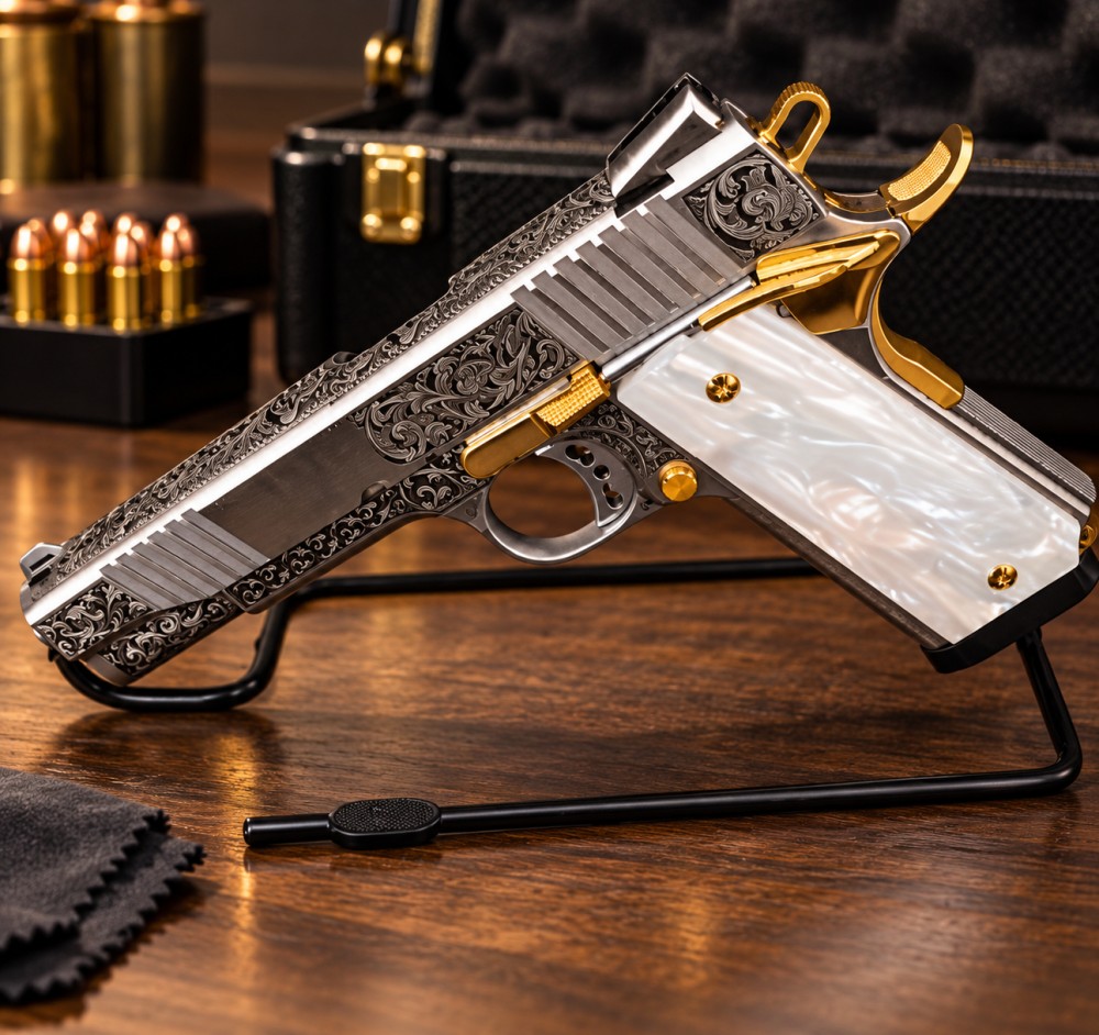 Rock Island Armory  M1911 A1 FS - TACT ENGRAVED with Soft Case-img-0