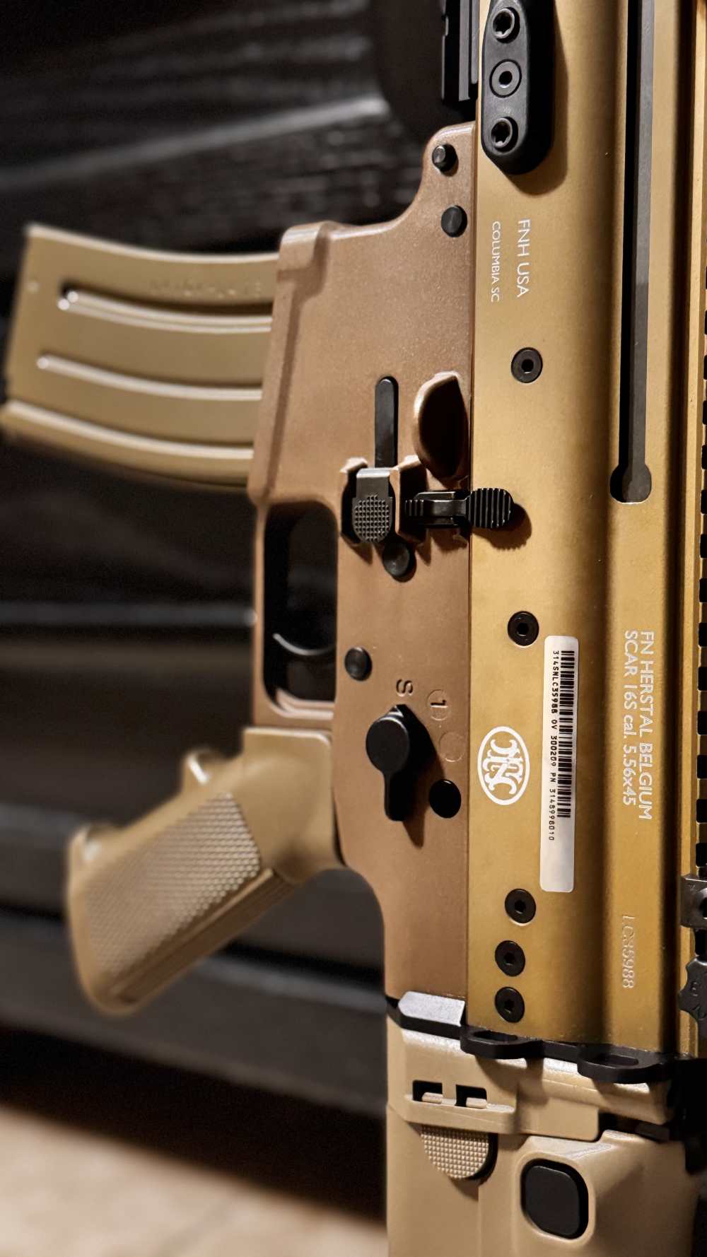 FN Scar 16s Belgium FDE legacy two barrels 10” 16” -img-2