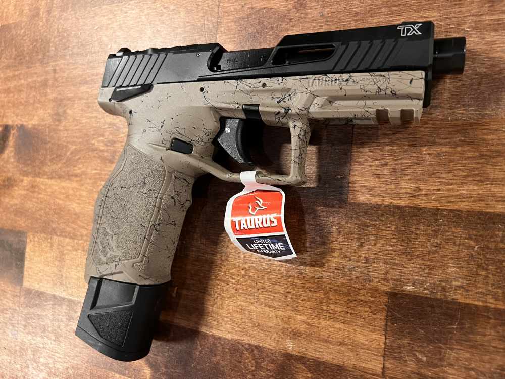 Taurus TX22 FDE TORO W/ Forced Reset Trigger FRT V3 SS Installed-img-0