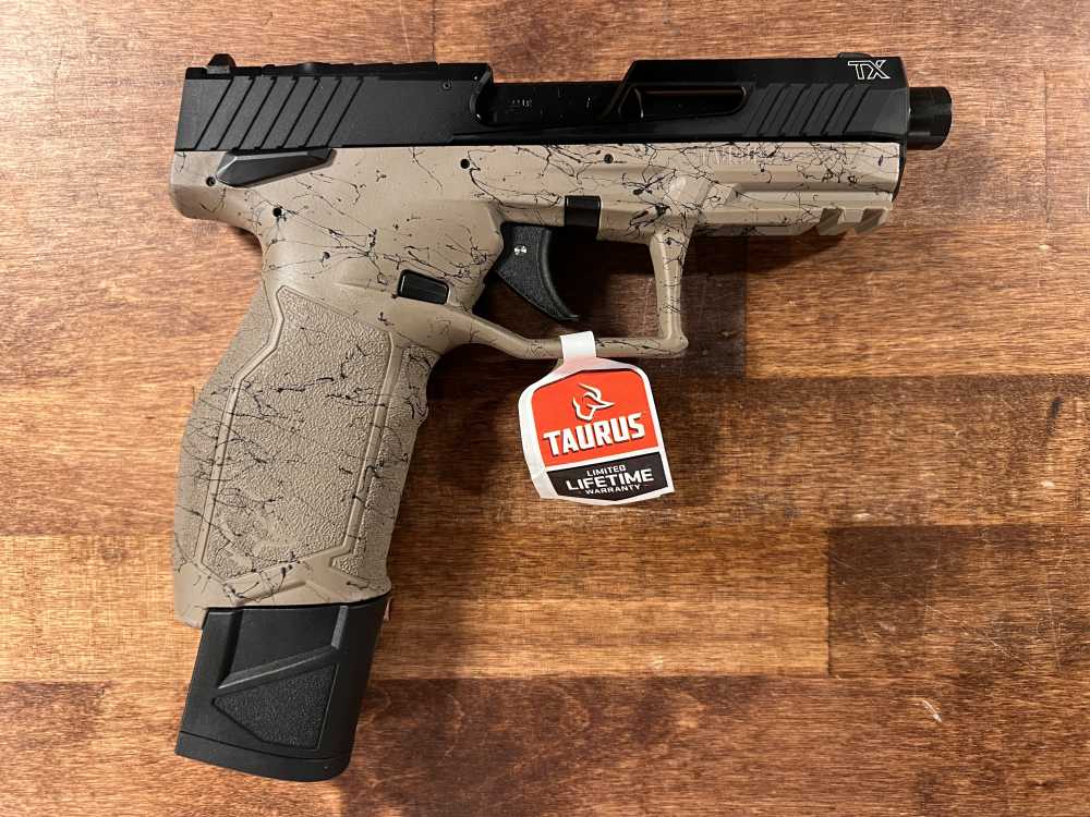Taurus TX22 FDE TORO W/ Forced Reset Trigger FRT V3 SS Installed-img-3