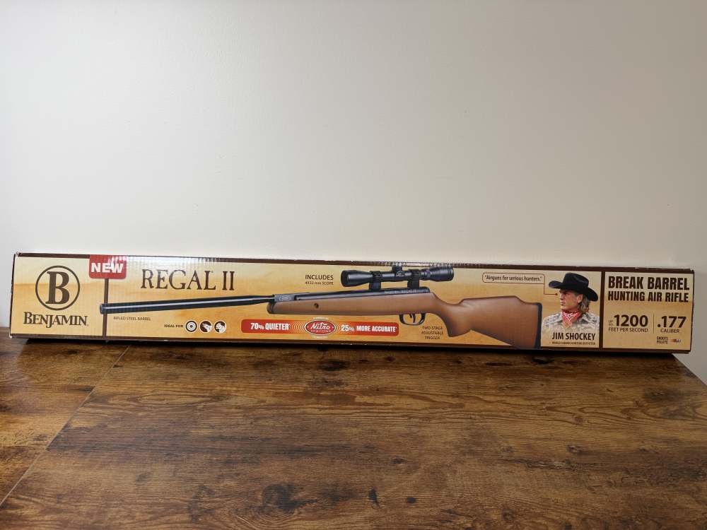 Benjamin Regal II Nitro Piston .177 Air Rifle w/ 4x32 Scope-img-9