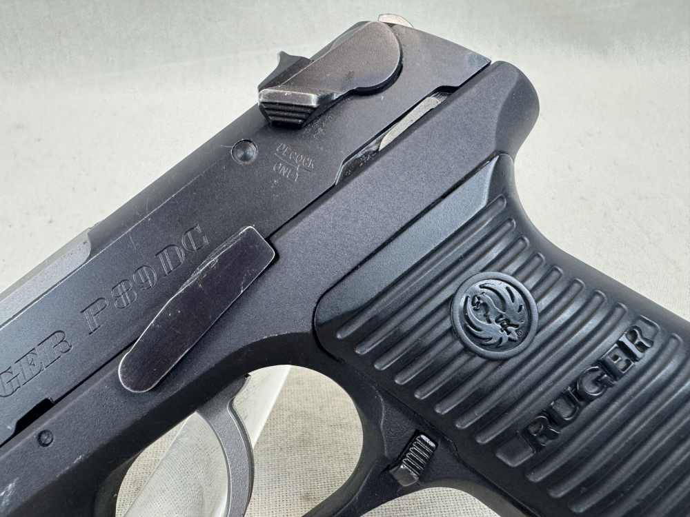 Ruger P89DC Model 03044 4.5" 9mm SA/DA 10+1 Lightly Used 1995 1¢-img-2
