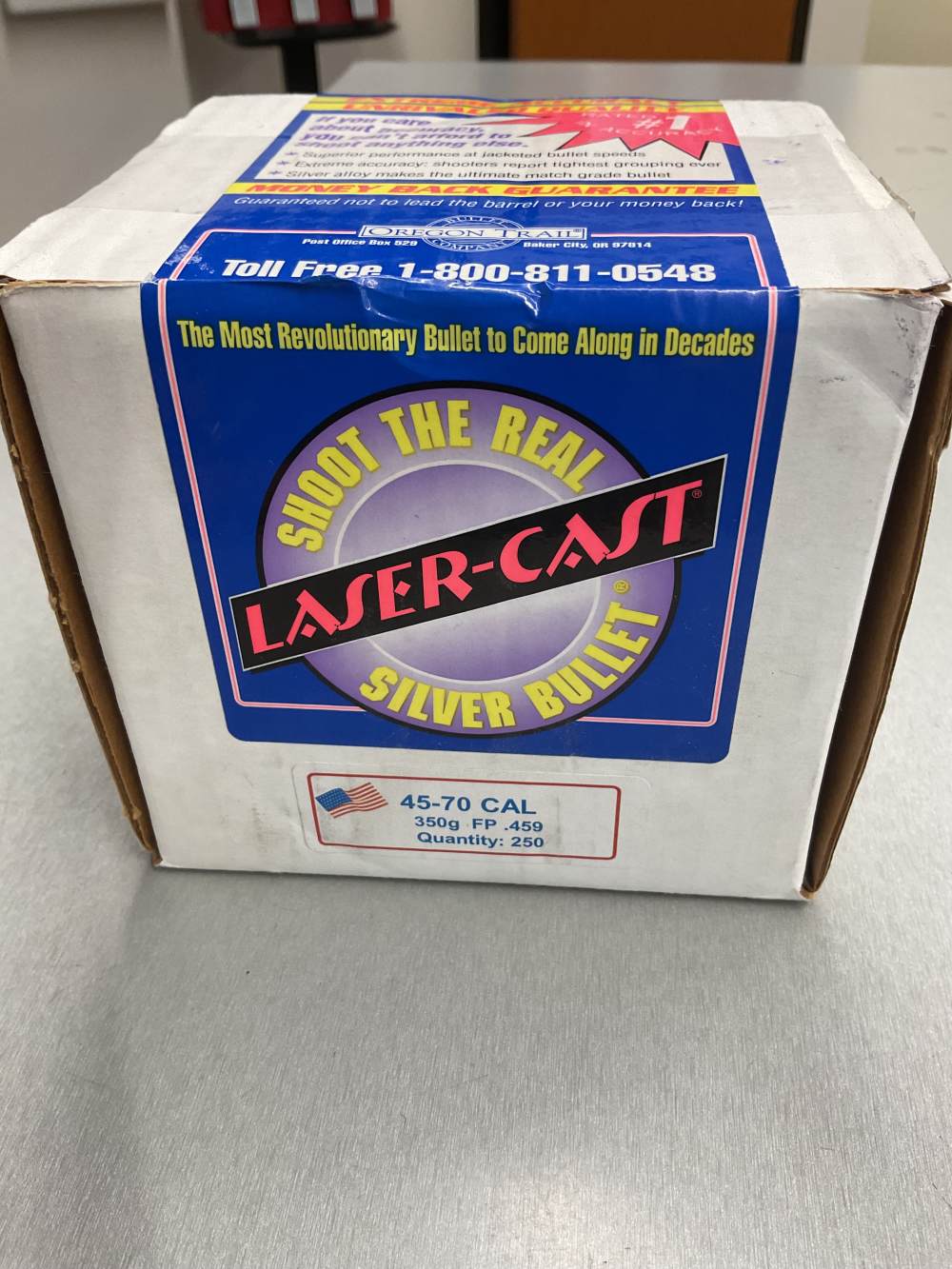 Oregon Trail Laser-Cast 45-70 350g FP .459. 250/box-img-1