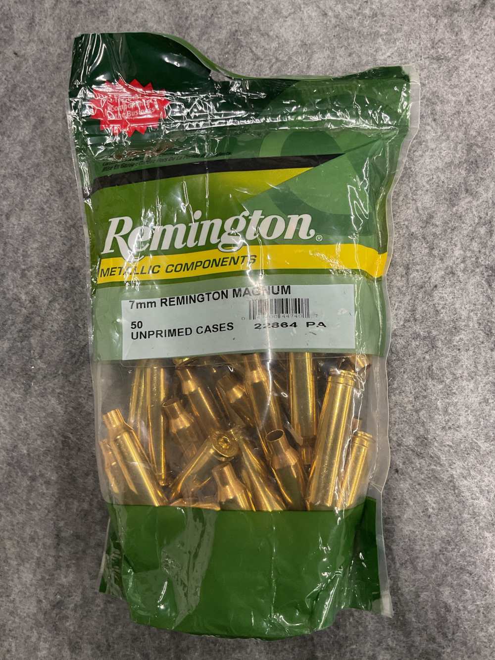 Remington Metallilc Components 7mm REM Mag 50 Unprimed Cases-img-0