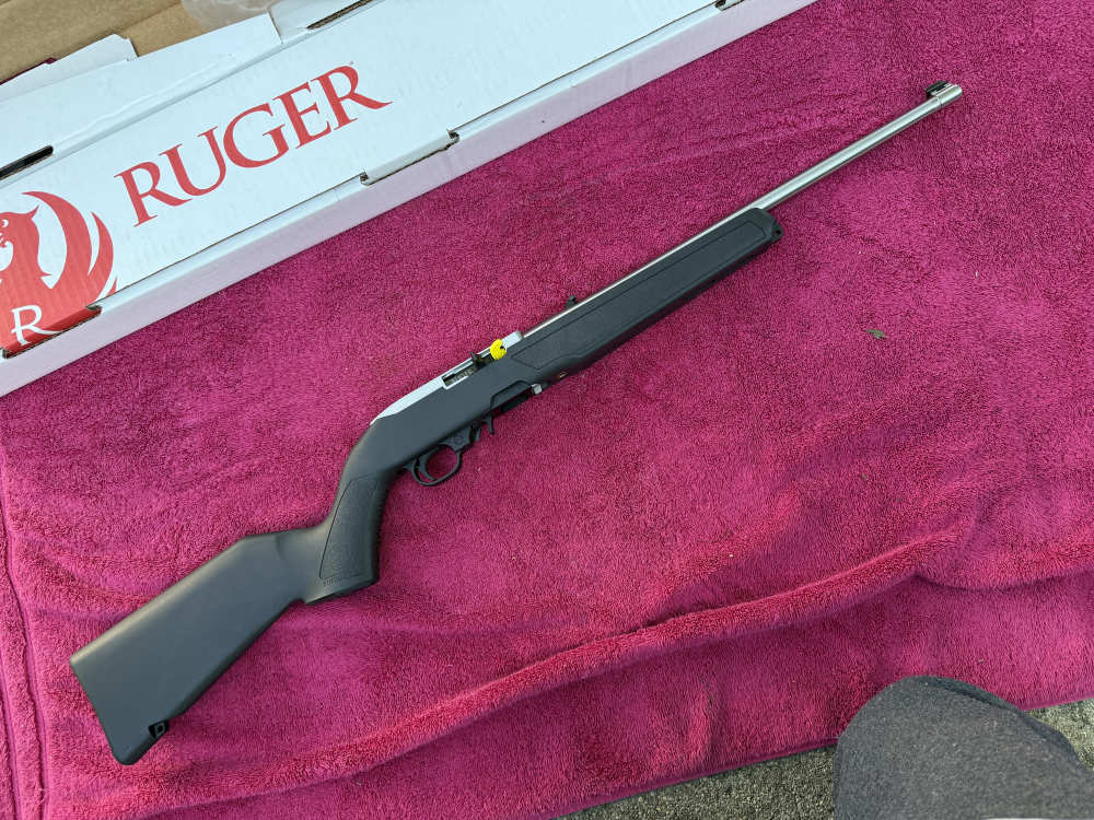 Ruger 10/22 NEW 10/22 Stainless  Polymer Stock BX Trigger-img-0