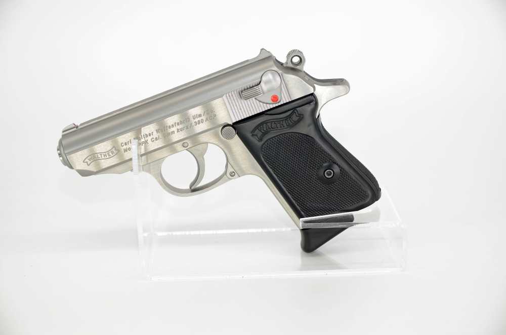 Walther PPK .380 ACP 3.3" Stainless Steel 6RD Model 4796001 NEW -img-1