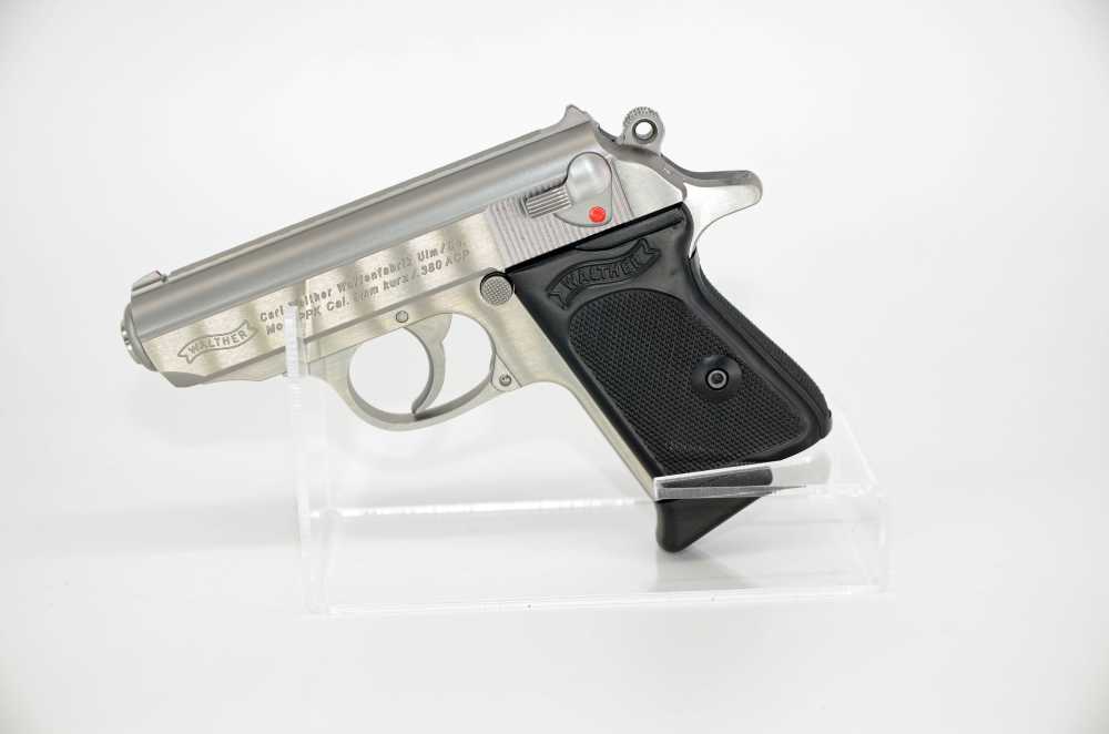 Walther PPK .380 ACP 3.3" Stainless Steel 6RD Model 4796001 NEW -img-0