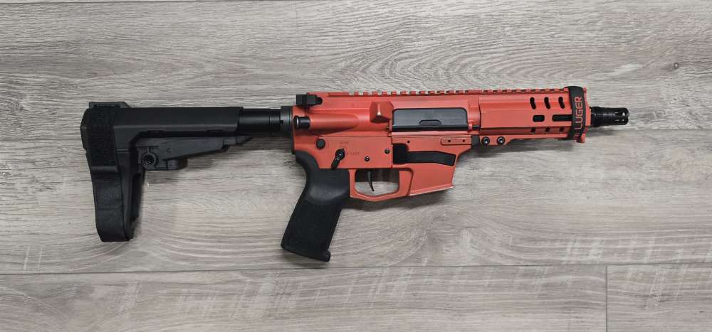 Candy Red CMMG MKGS Banshee - Accepts Glock mags-img-0