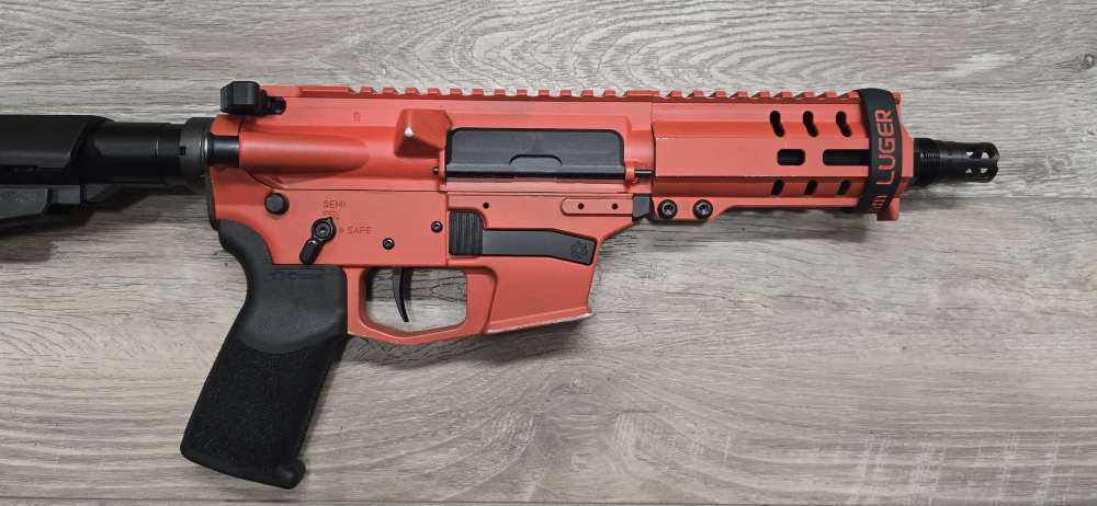 Candy Red CMMG MKGS Banshee - Accepts Glock mags-img-1