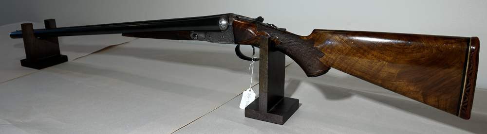 Parker Bros DHE Grade 3 12 Gauge SxS 28" Titanic Steel 1912-img-0