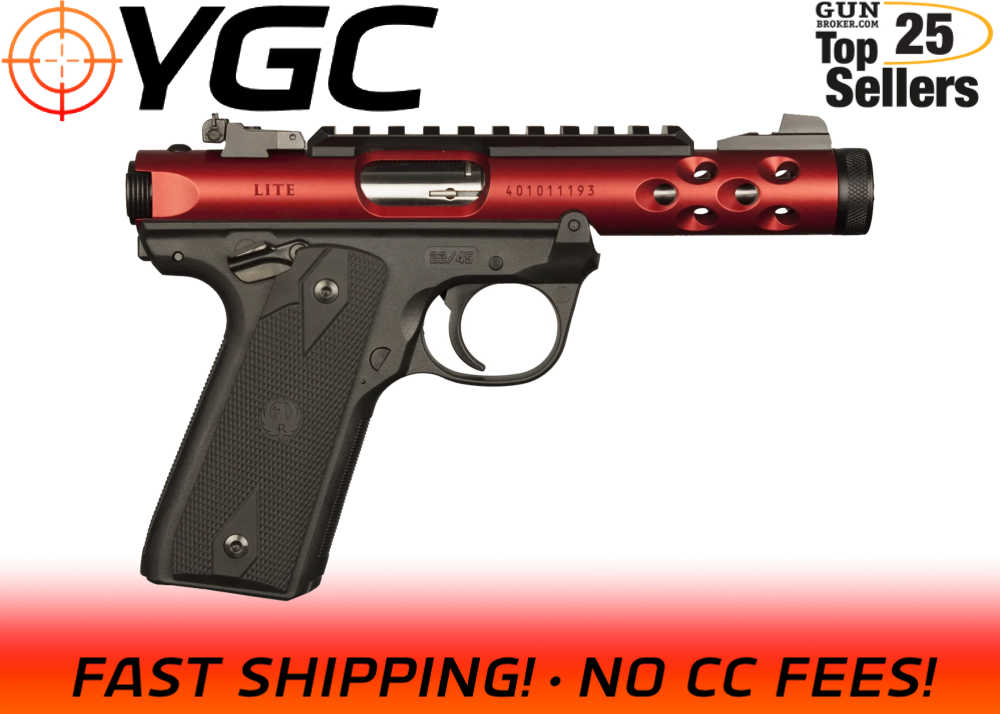 Ruger Mark IV 22/45 Lite 22 LR RED 43910-img-0