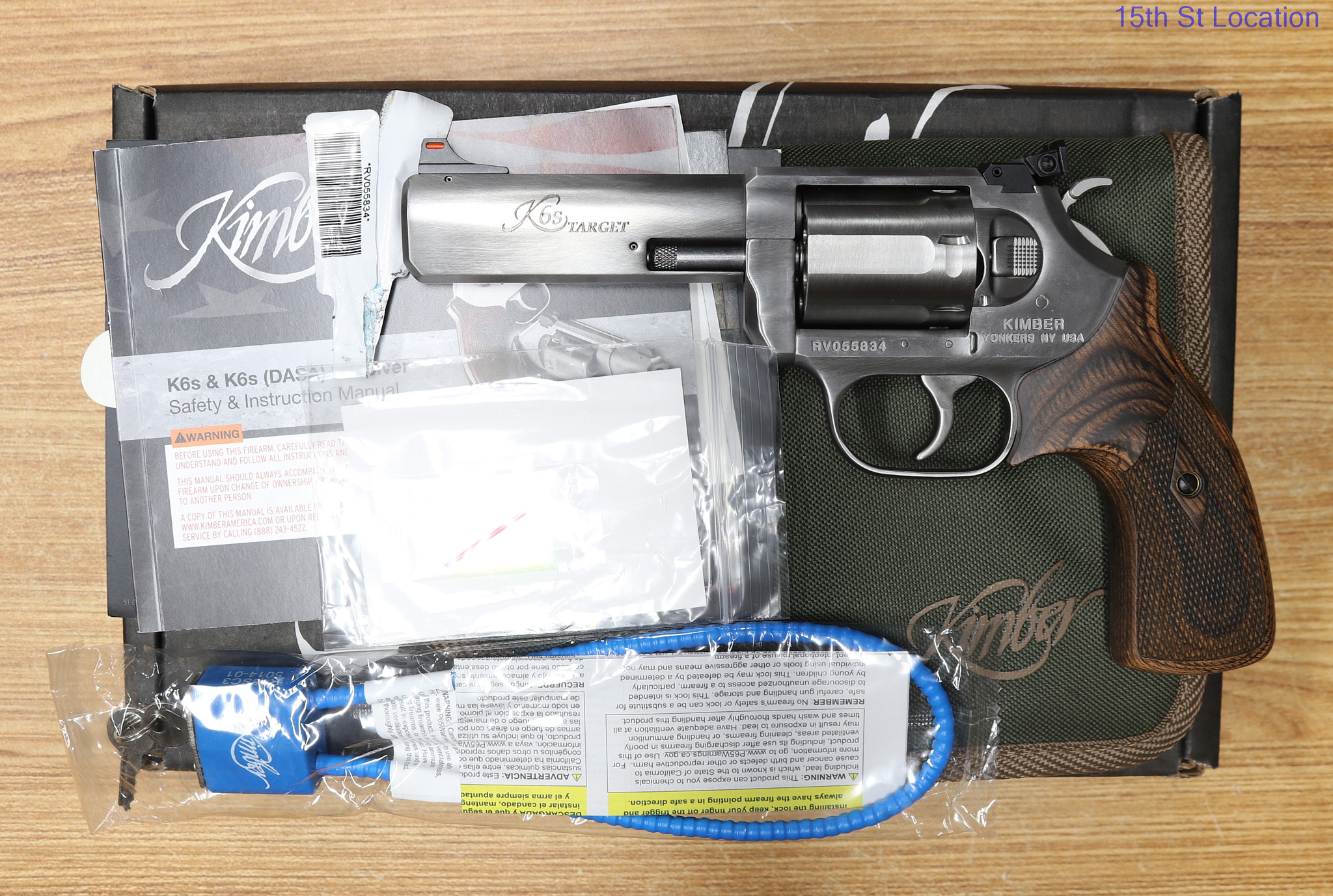 Kimber K6S Target .357 Magnum Like New-img-0